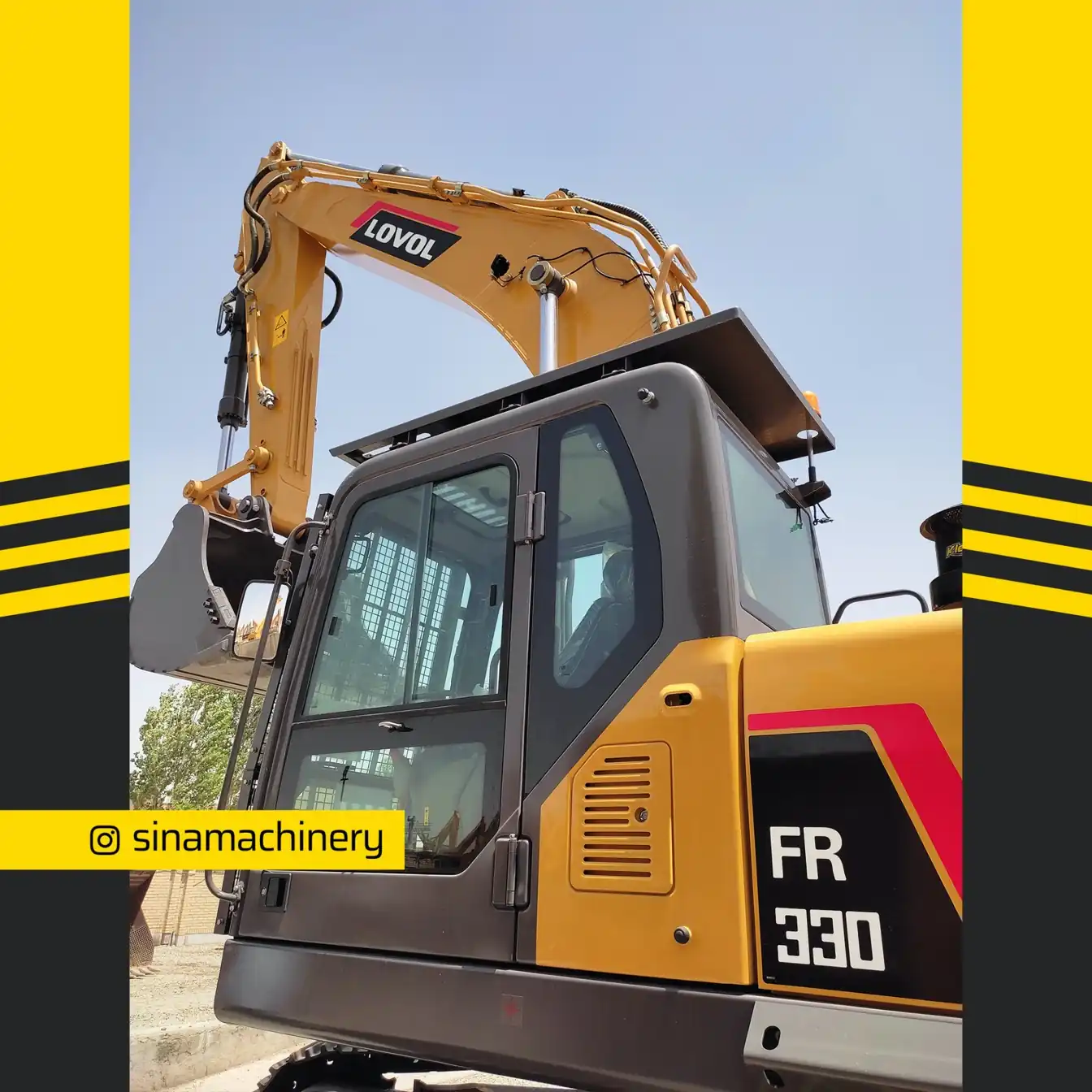 خرید و قیمت بیل مکانیکی لوول ۳۳۰ پارس ماشین خاورمیانه