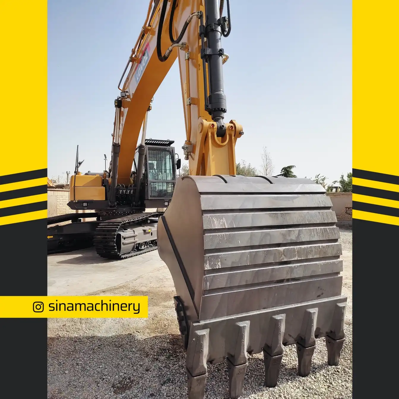 خرید و قیمت بیل مکانیکی لوول ۳۳۰ پارس ماشین خاورمیانه