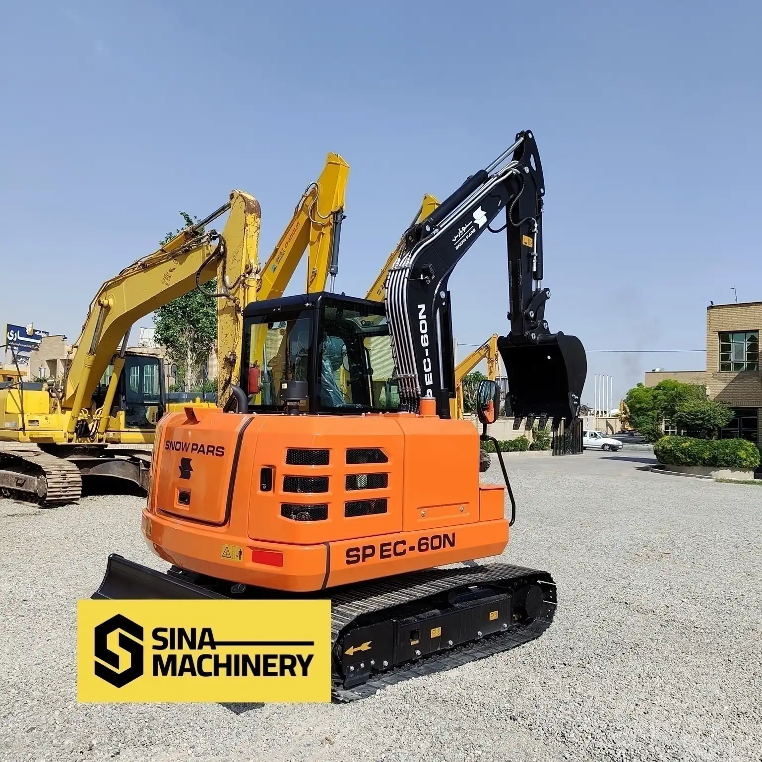 مینی بیل ۶تن سنوپارس SP60-NM