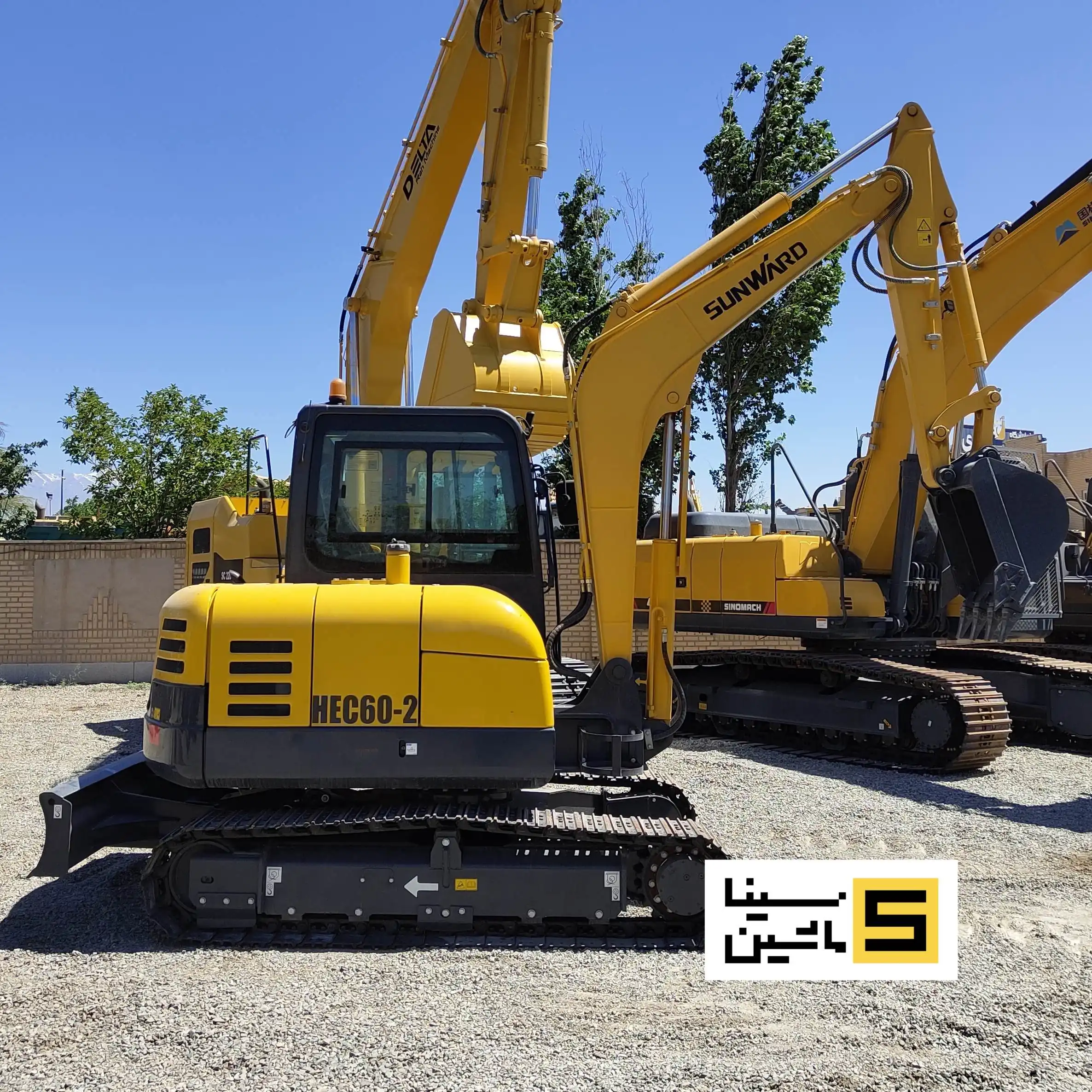 خرید و قیمت مینی بیل سانوارد هپکو HEC60 سیناماشین