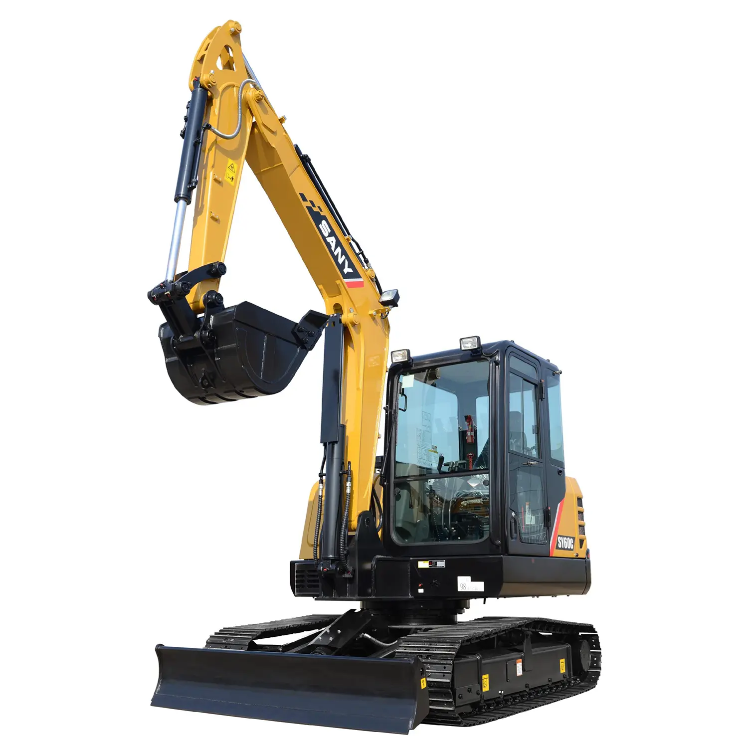 مینی بیل ۶ تن سانی SY60C زنجیری