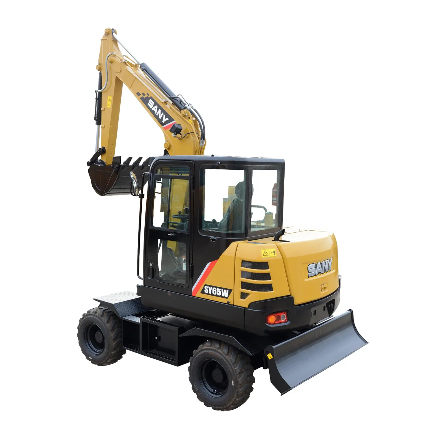 مینی بیل لاستیکی ۶ تن سانی SY65W