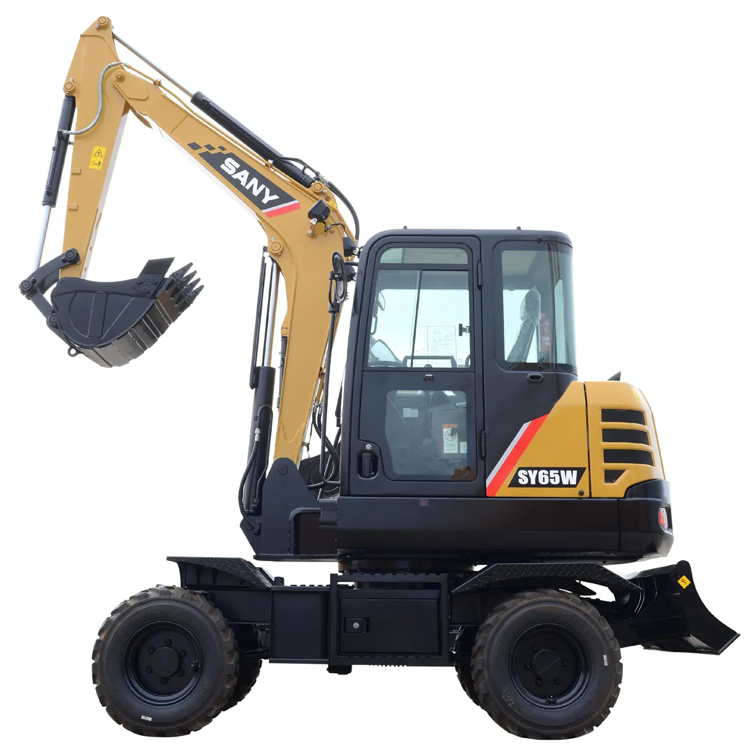خرید مینی بیل لاستیکی سانی ۶ تن sy65w سینا ماشین