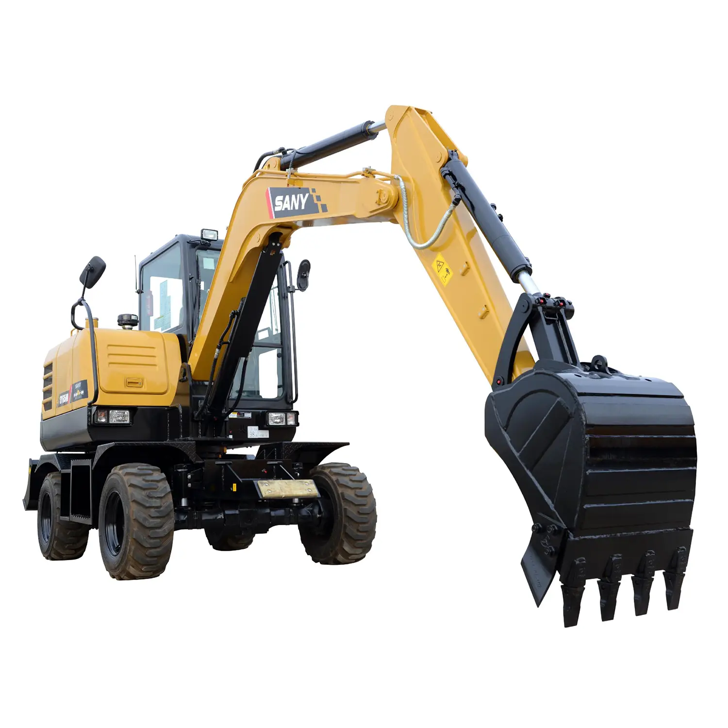 مینی بیل لاستیکی ۶ تن سانی SY65W