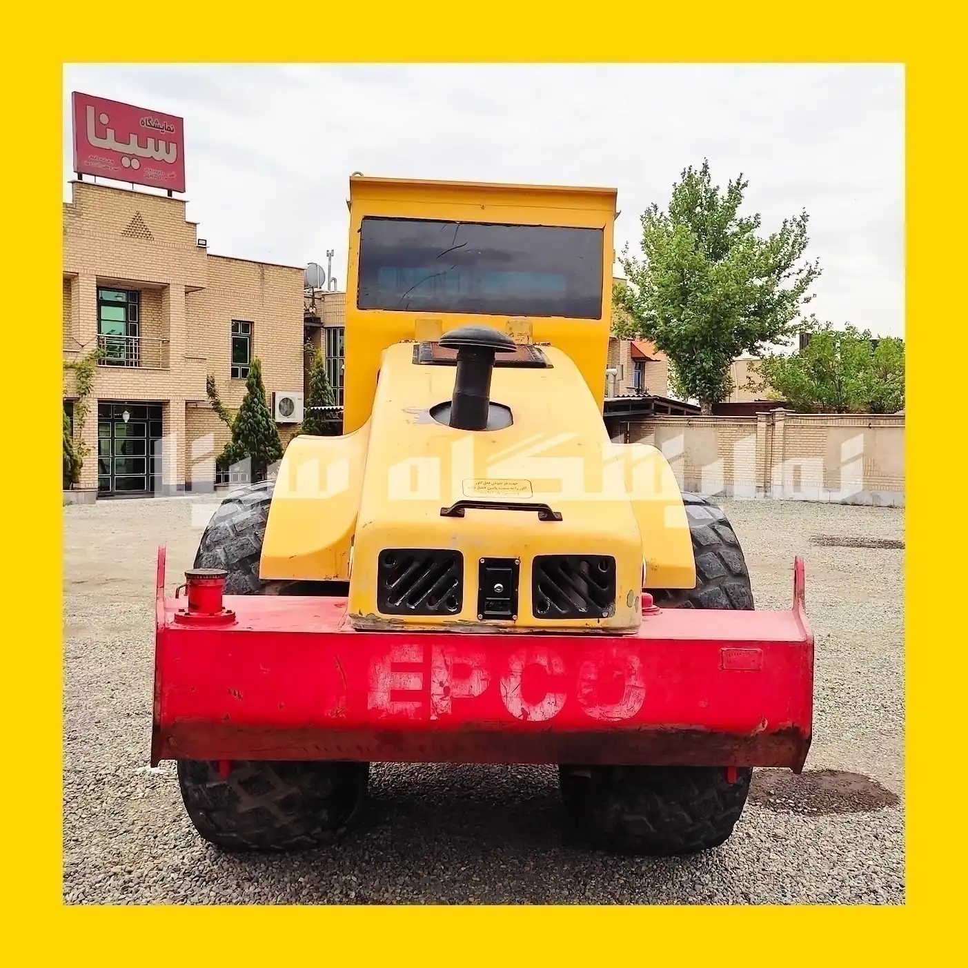 خرید و قیمت غلتک هپکو از نمای پشت HEPCO HC100