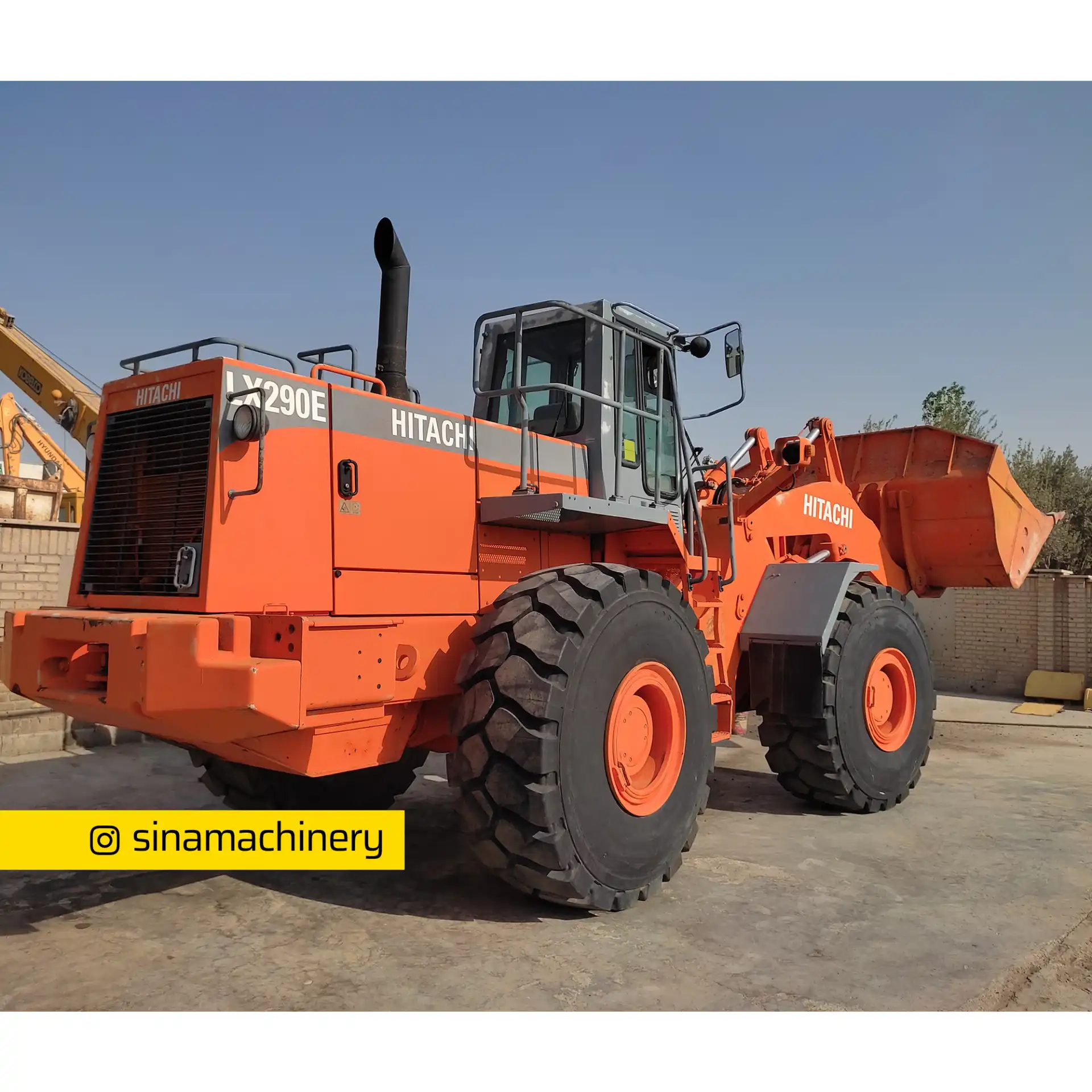 لودر هیتاچی ۲۹۰ کارکرده مدلHITACHI ZE290E