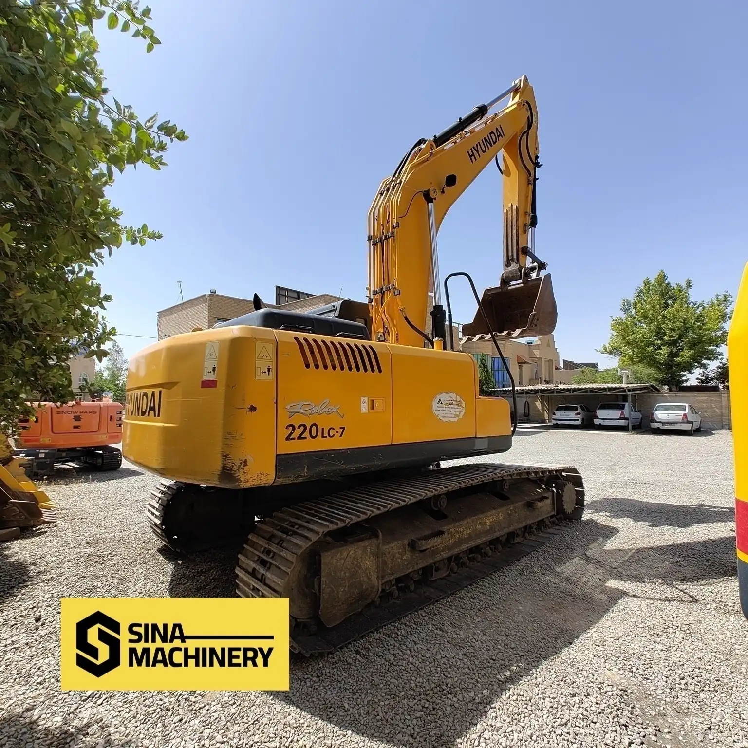 hyndai 220-7 2014 used excavator