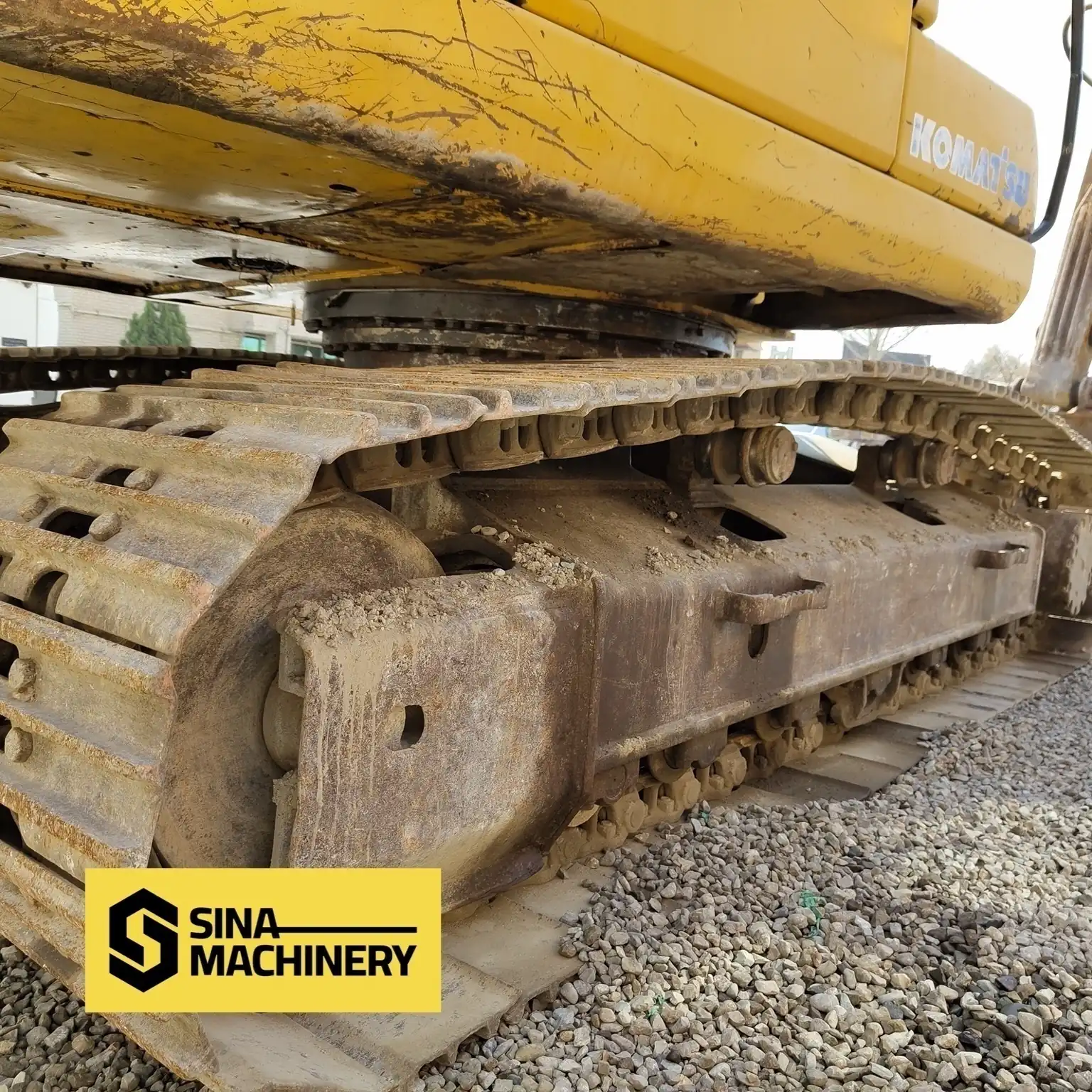 komatsu pc200-7 2006 carrirage condition