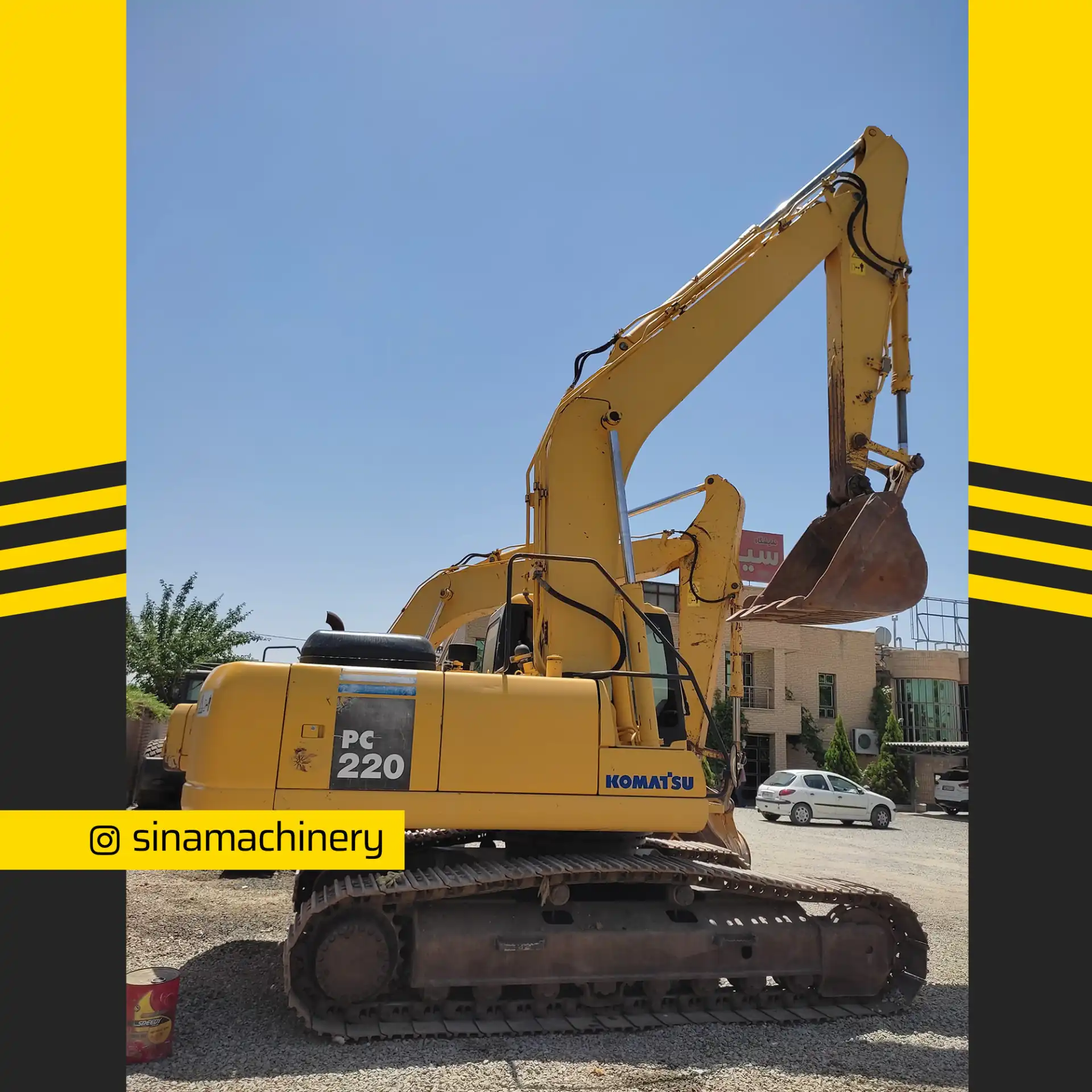 komatsu PC220-7 excavator for sale used