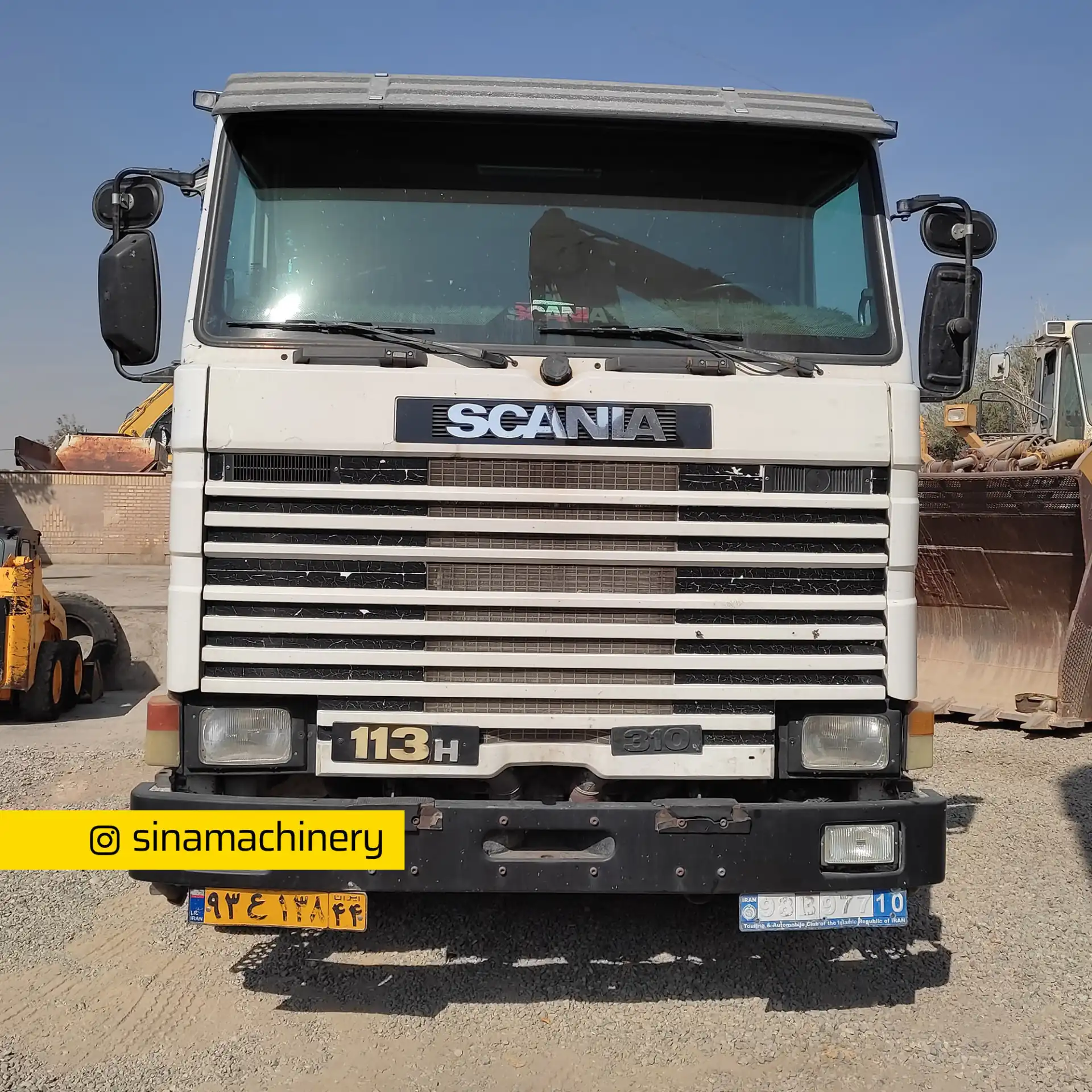اسکانیا ۱۱۳ مدل ۱۳۷۰ کارکرده نمای جلو