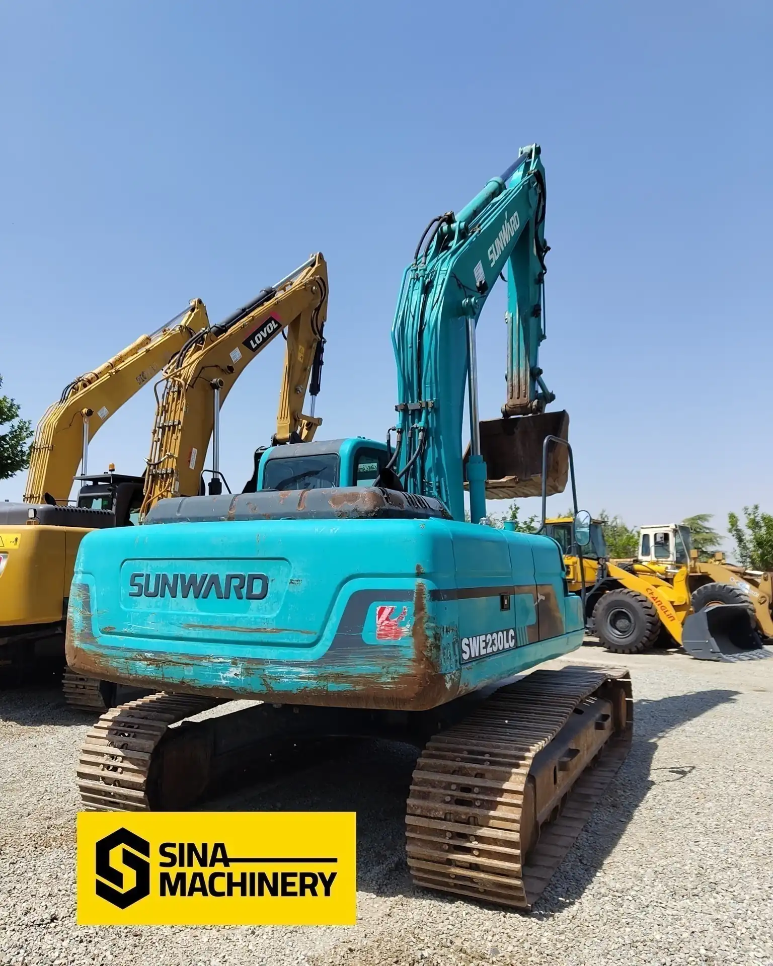 sunward swe230 used excavator