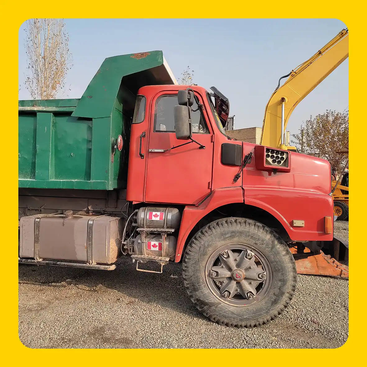 کامیون کمپرسی تک VOLVO N12