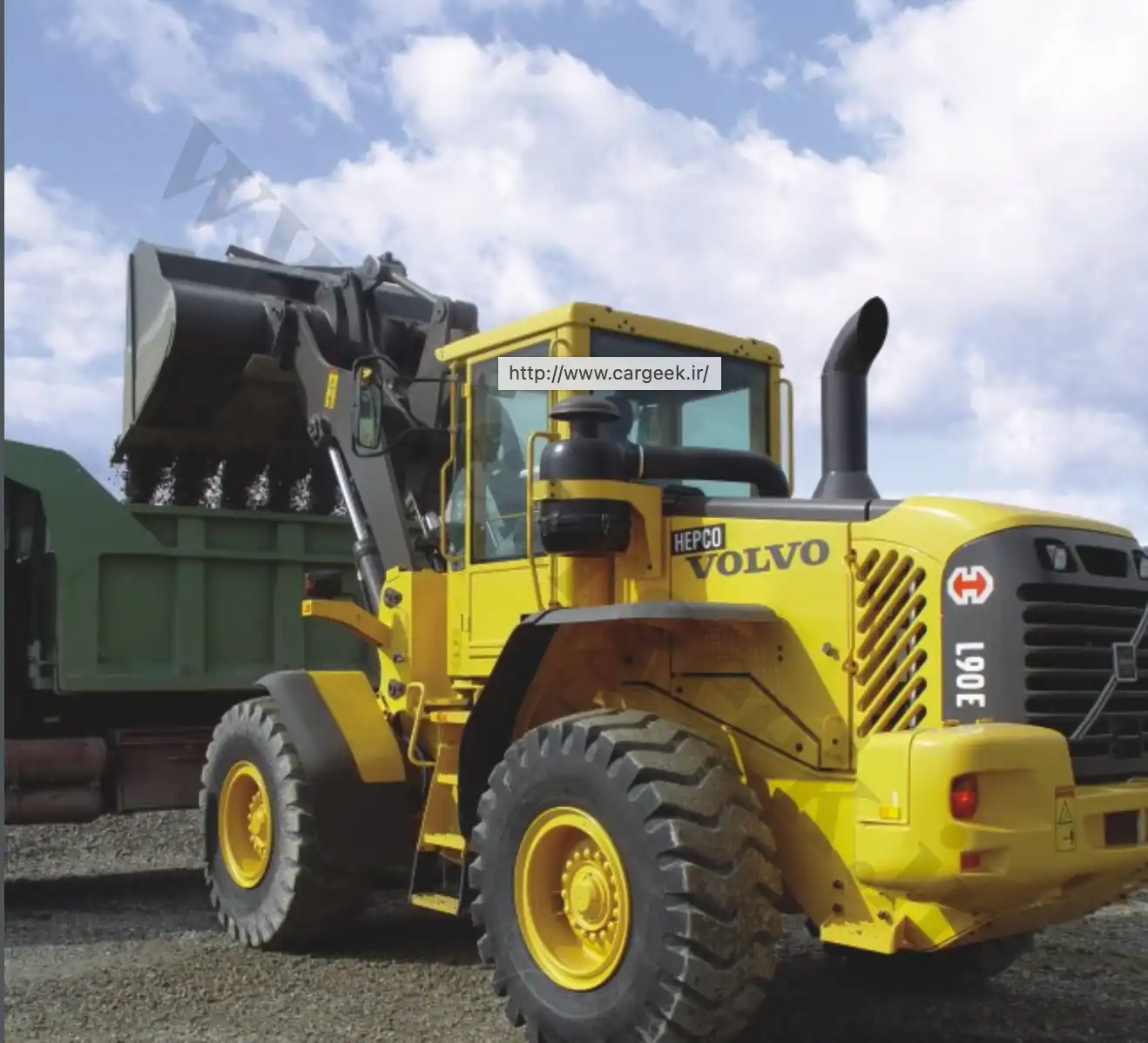 قیمت و مشخصات فنی لودر ولوو ال ۹۰ ایی volvo L90E مونتاژ هپکو