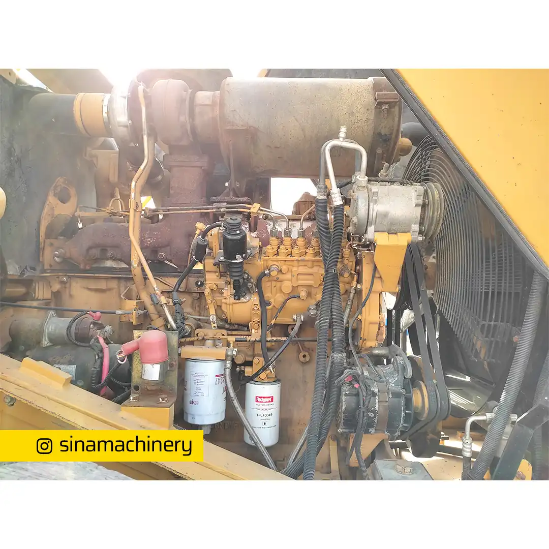 وضعیت موتور کاترپیلار لودر cg956 کارکرده معادل zl50 سیناماشین