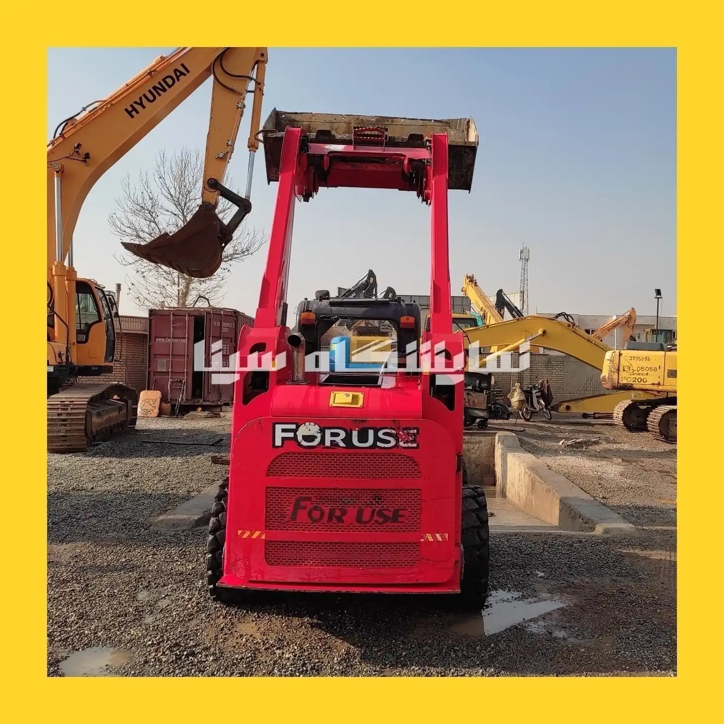 نمای عقبی بابکت فوریوز کارکرده مدل uz1020