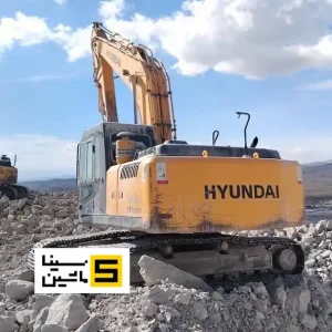 بیل مکانیکی هیوندای ۲۱۰ کاکرده ۲۰۱۲ آینه پشت